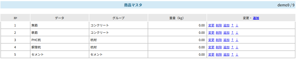 商品マスタイメージ